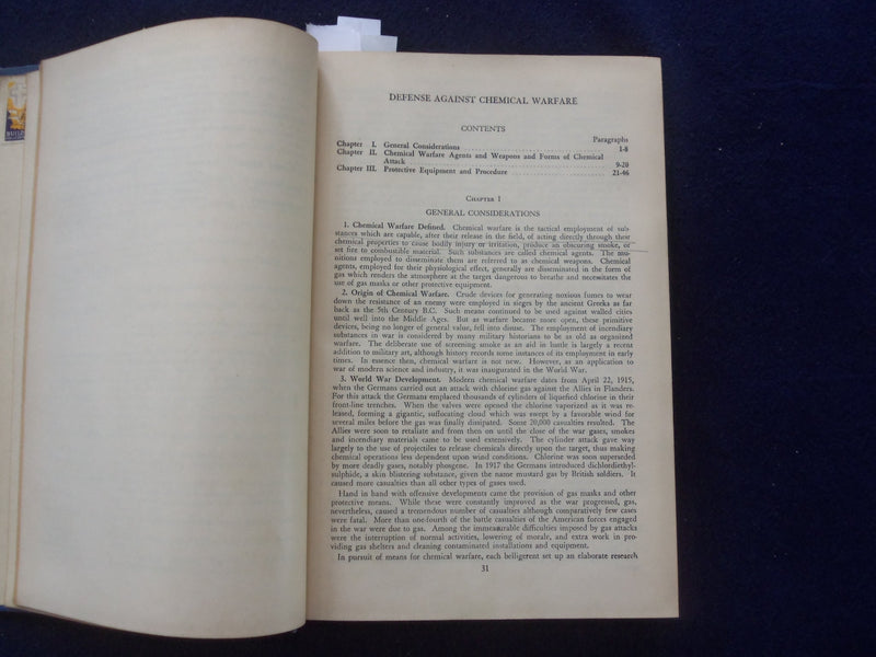 1940 THE R.O.T.C. INFANTRY MANUAL HARDCOVER BOOK - VOLUME III - KD 8622