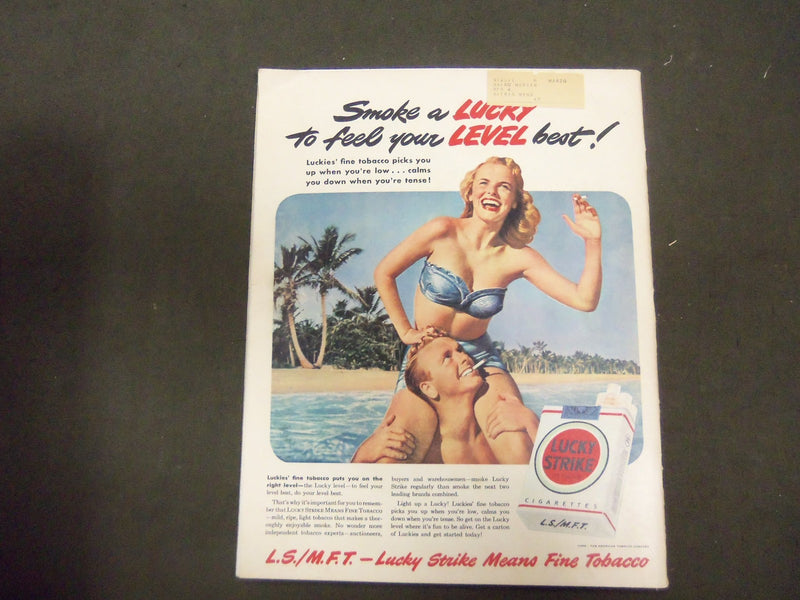 1949 MARCH 29 LOOK MAGAZINE - GREAT COVER, PHOTOS & ADS - ST 2829