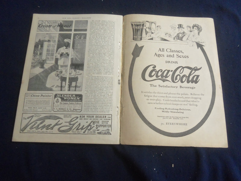 1907 JUNE NEW IDEA MAGAZINE - WOMAN'S MAGAZINE - VOL. XV, NO. 6 - SP 6749L