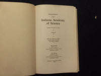 1977 INDIANA ACADEMY OF SCIENCE PROCEEDINGS HARDCOVER BOOK - KD 8291