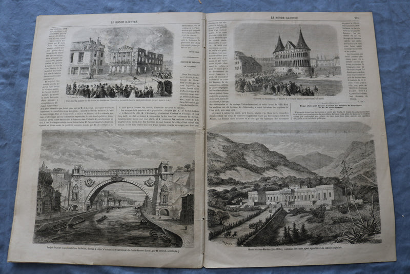 1864 FEB 27 LE MONDE ILLUSTRE MAGAZINE - GUERRE DU DANEMARCK - FRENCH - NP 8444