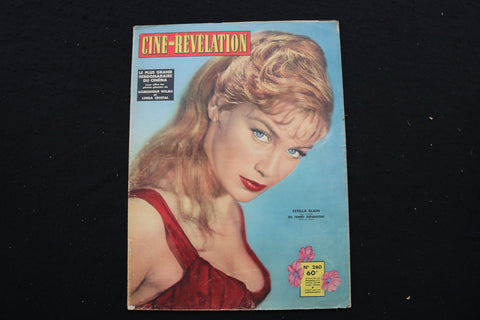 1958 NOVEMBER 6 CINE-REVELATION MAGAZINE - ESTELLA BLAIN COVER - E 25114