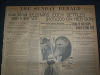 1907 MARCH 3 THE BOSTON HERALD - MRS. EDDY SETTLES $100,000 ON HER SON - BH 3