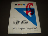 1984 GRAPHIC DESIGN USA NO. 5 HARDCOVER BOOK - GREAT PRINTS - I 585