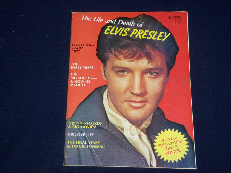 1977 THE LIFE AND DEATH OF ELVIS PRESLEY MAGAZINE - ELVIS PRESLEY - SP 9900