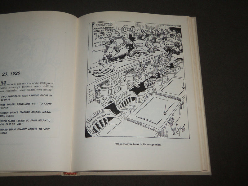 1954 AS DING SAW HOOVER BY JAY N. DARLING HARDCOVER BOOK - NICE ILLUS - KD 4707