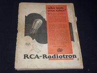 1928 MARCH RADIO NEWS MAGAZINE - PRICE WATERHOUSE & CO. FRONT COVER - E 5233