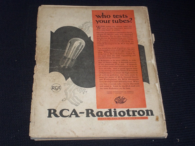 1928 MARCH RADIO NEWS MAGAZINE - PRICE WATERHOUSE & CO. FRONT COVER - E 5233