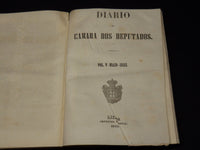 1855 APRIL-MAY DIARIO DA CAMARA DOS DEPUTADOS BOUND VOLUME - LISBOA - KD 2016I