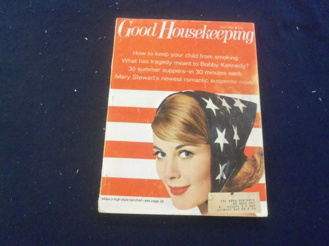 1964 JULY GOOD HOUSEKEEPING MAGAZINE - NICE COVER, ARTICLES & ADS - F 252Y
