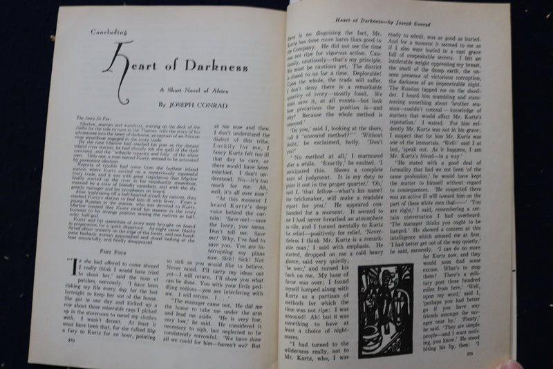 1933 JAN-APR GOLDEN BOOK MAGAZINE-HEART OF DARKNESS -J. CONRAD -LOT OF 4- O 3408