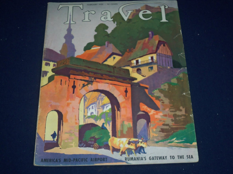 1939 FEBRUARY TRAVEL MAGAZINE - PICTURESQUE LORRAINE COVER - PHOTOS - J 1369