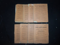 1876 POTTER'S AMERICAN MONTHLY ILLUSTRATED MAGAZINE - LOT OF 8 ISSUES - WR 1148