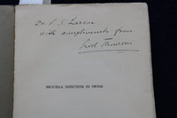 1934 BRUCELLA INFECTION IN SWINE SOFTCOVER BOOK BY AXEL THOMSEN -SIGNED - K 1462