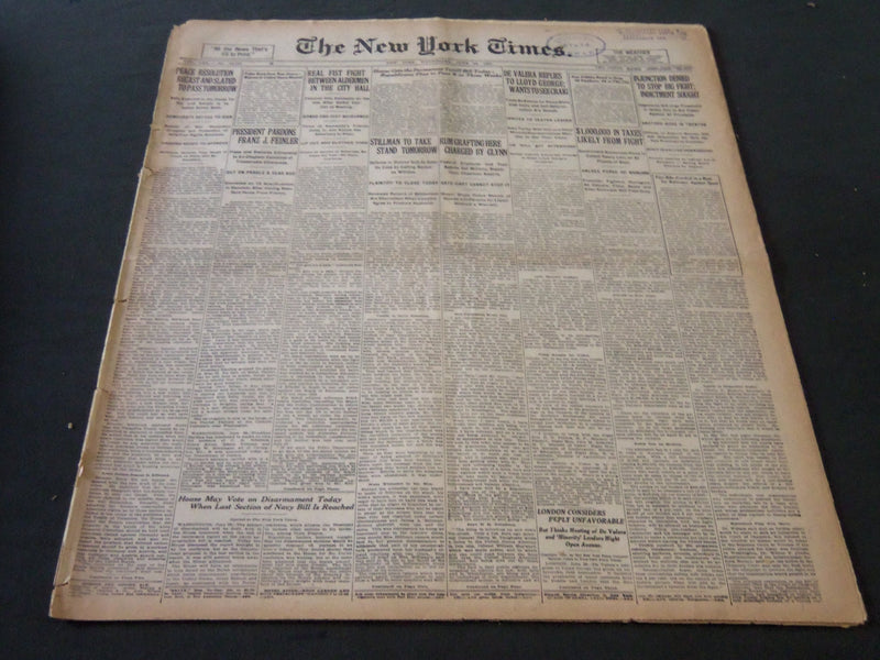 1921 JUNE 29 NEW YORK TIMES - INJUNCTION DENIED TO STOP BIG FIGHT - NT 5463