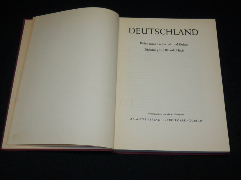 1951 DEUTSCHLAND - BILDER SEINER LANDSCHAFT UND KULTUR HARDCOVER BOOK - R 716C