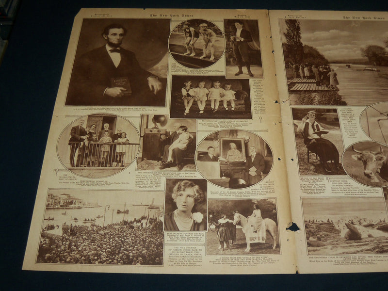 1927 MAY 29 NEW YORK TIMES ROTO PICTURE SECTION - CHARLES LINDBERGH - NT 9398