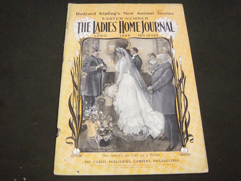 1900 APRIL LADIES' HOME JOURNAL MAGAZINE - MAXFIELD PARRISH BACK COVER - ST 4461