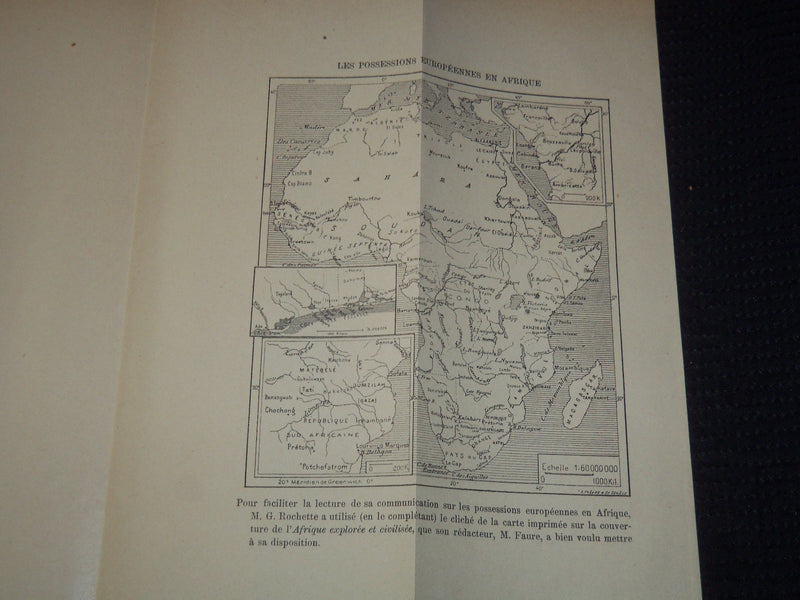 1890 LE GLOBE FRENCH - JOURNAL GEOGRAPHIQUE - NICE COLOR MAP - #239