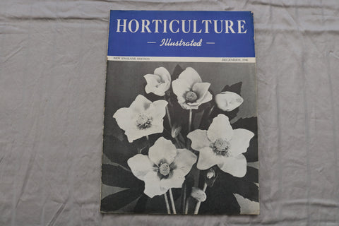 1946 DECEMBER HORTICULTURE ILLUSTRATED MAGAZINE - NICE SCENERY COVER - ST 1014W