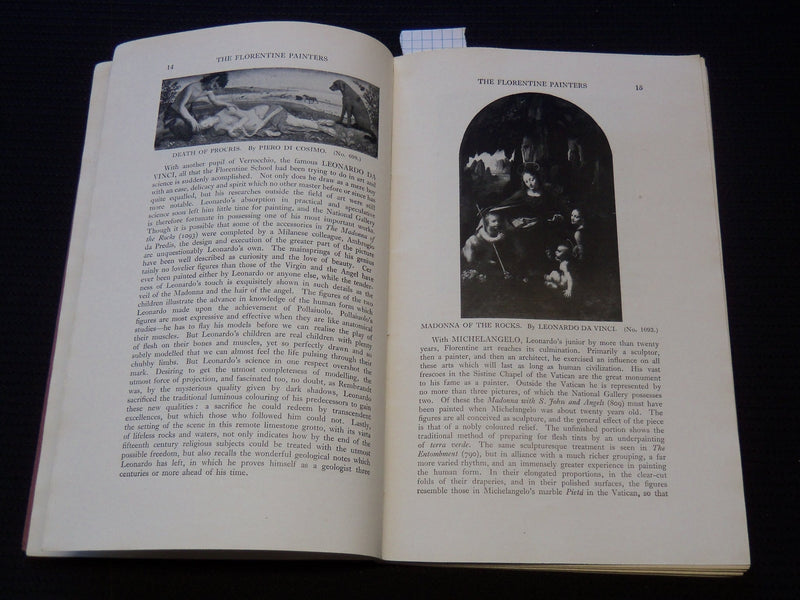 1923-1924 NATIONAL GALLERY ILLUSTRATED GUIDE BOOKS LOT OF 2 - J 8036