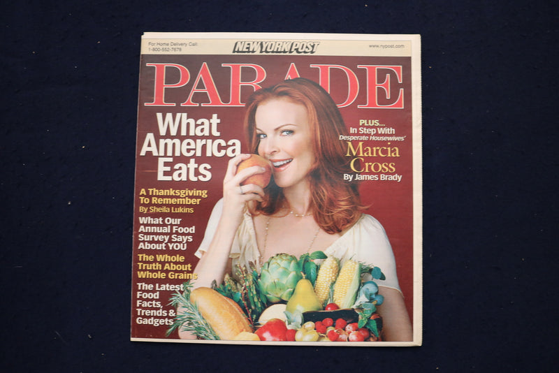 2005 NOVEMBER 13 PARADE MAGAZINE - MARCIA CROSS COVER - E 18347