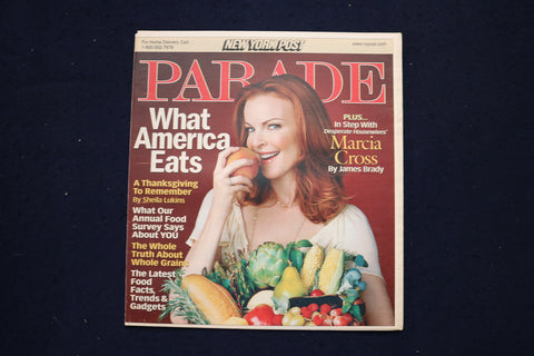 2005 NOVEMBER 13 PARADE MAGAZINE - MARCIA CROSS COVER - E 18347