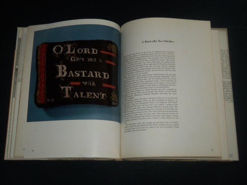 1968 SYLVANIA SIDNEY NEEDLEPOINT BOOK INSCRIBED BY THE AUTHOR - KD 5564