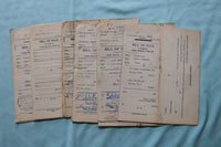 1920'S-1930'S OHIO MOTOR VEHICLE SALES CERTIFICATES - LOT OF 130 - K 2548