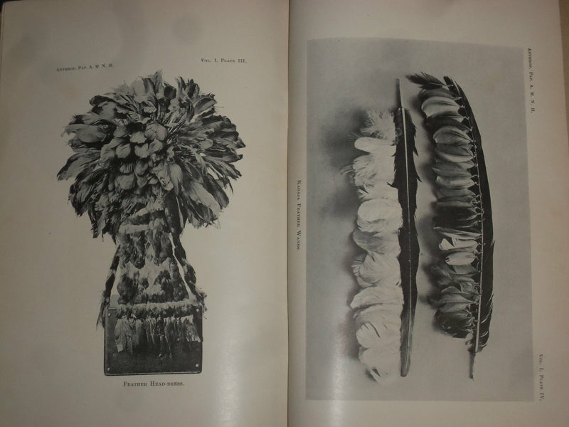 1907 AMER. MUSEUM OF NATURAL HISTORY ANTHROPOLIGICAL PAPERS-VOL 1, PART 1-J 4398