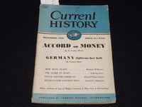1936 DECEMBER CURRENT HISTORY MAGAZINE - GERMANY TIGHTENS HER BELT - SP 4862P