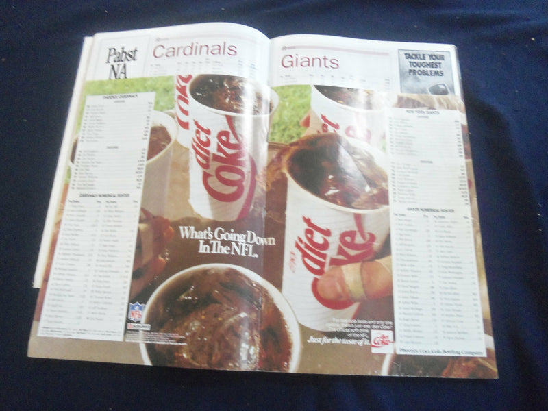 1991 NOV 10 GAMEDAY MAGAZINE- PHILADELPHIA EAGLES VS PHOENIX CARDINALS - F 250S
