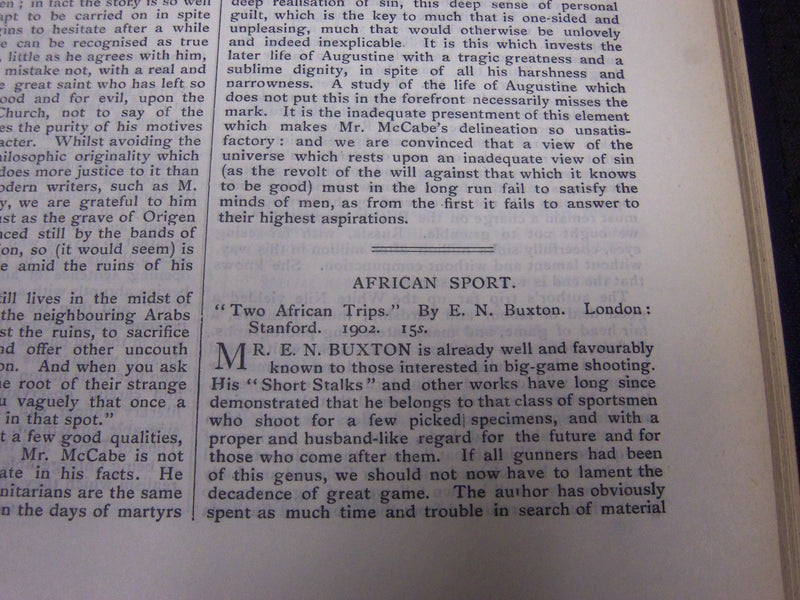 1903 SATURDAY REVIEW 2 BOUND VOLUMES - COMPLETE YR- PUBLISHED IN LONDON - R 1091