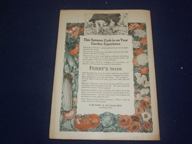 1918 JANUARY 19 COLLIER'S MAGAZINE - IN THE HEART OF GERMAN INTRIGUE - ST 6724