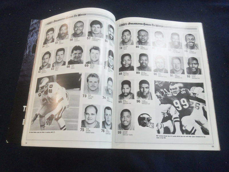 1991 SEP 22 GAMEDAY MAGAZINE- PHILADELPHIA EAGLES VS PITTSBURGH STEELERS- F 250Q