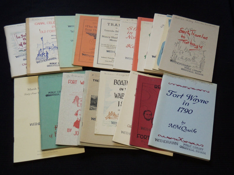 1950'S-1990'S FT. WAYNE WABASH - GREENFIELD PUBLICATIONS LOT OF 22 - O 3027D