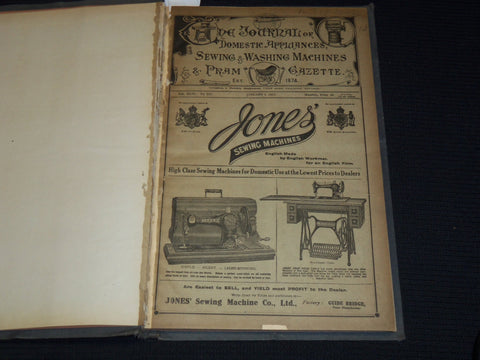 1917 JANUARY-DECEMBER PRAM GAZETTE & HIRE TRADERS RECORD BOUND VOLUME - KD 7462B