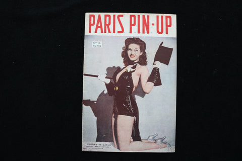 1950'S PARIS PIN-UP MAGAZINE - YVONNE DE CARLO COVER - E 26048
