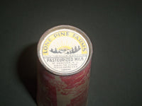 VINTAGE LONE PINE FARMS 1 QUART LIQUID MILK CONTAINER - HANOVER NEW JERSEY