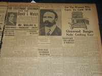 1911 NOVEMBER 7 THE BOSTON HERALD -CAMPAIGN CLOSES FROTHINGHAM FAVORITE - BH 171