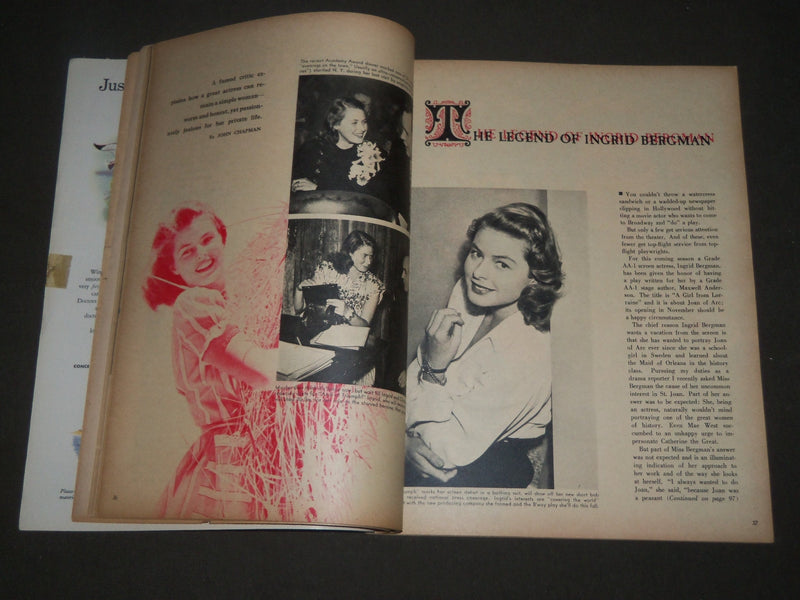 1946 SEPTEMBER MODERN SCREEN MOVIE MAGAZINE - VAN JOHNSON COVER - M 136