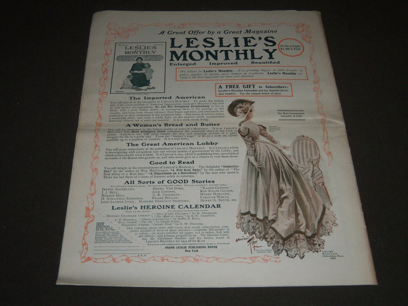 1903 DECEMBER 12 THE SATURDAY EVENING POST MAGAZINE - ILLUSTRATED COVER - SP 715
