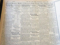 1926 JUNE 9 NEW YORK TIMES - RUTH HITS 20 AND 21 SECOND WINS IN 11TH - NT 5574