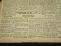 1921 JULY 6 NEW YORK TIMES - TRANSPLANTED EYES MAKE BLIND FISH SEE - NT 8695