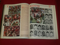 1985 JANUARY 1 ROSE BOWL PROGRAM - USC VS. OHIO STATE - CRIS CARTER - B 6338