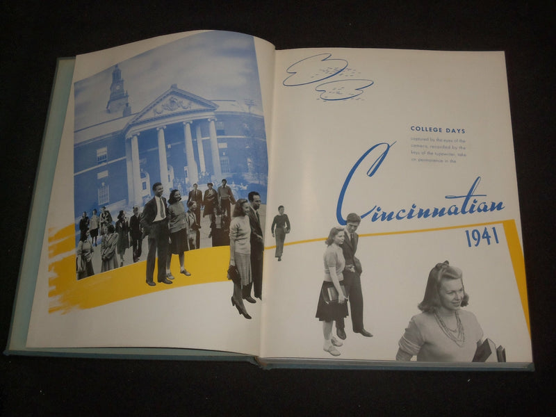 1941 CINCINNATIAN UNIVERSITY OF CINCINNATI YEARBOOK - CINCINNATI, OHIO - YB 1962