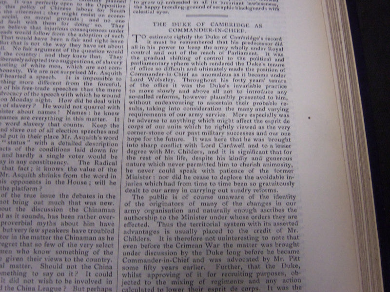 1904 SATURDAY REVIEW 2 BOUND VOLUMES - COMPLETE YR- PUBLISHED IN LONDON - R 1089