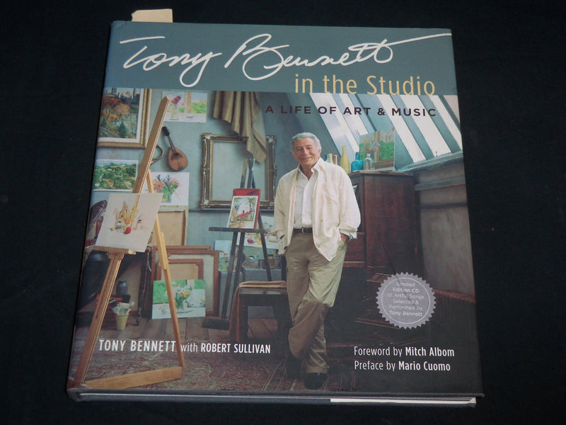 2007 TONY BENNETT IN THE STUDIO ART & MUSIC HARDCOVER BOOK W/ CD - I 2051