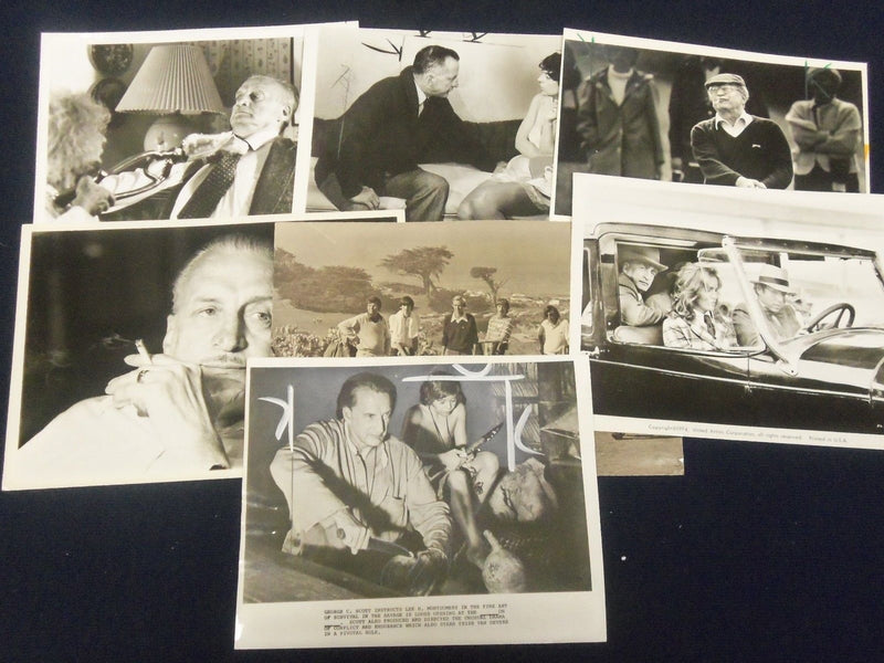 1960'S - 1980'S ORIGINAL PRESS PHOTOS OF GEORGE C. SCOTT LOT OF 35 - J 1799