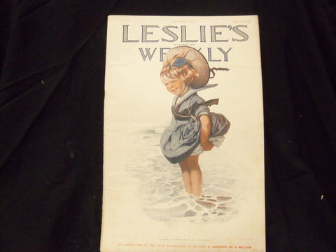 1910 SEPTEMBER 1 LESLIE'S WEEKLY MAGAZINE - GREAT PHOTOS & ADS - ST 1168
